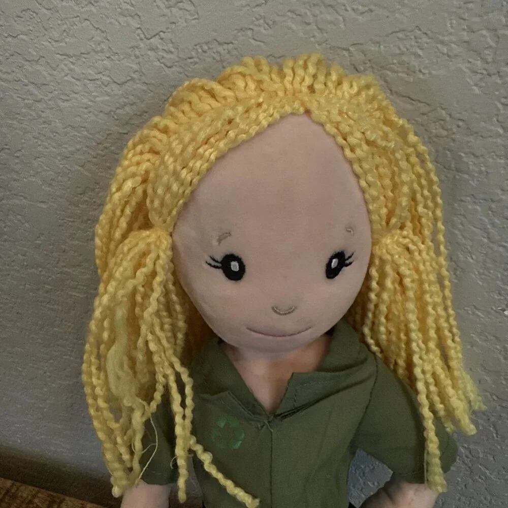 The Petting zoo Zookeeper Plush Girl Doll Blonde Hair 16